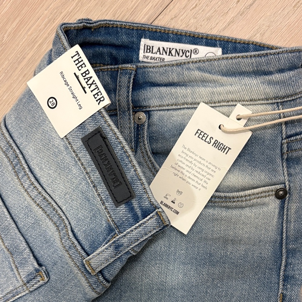 Blank NYC Women's Light Blue Denim Jeans - Picture 3 of 4